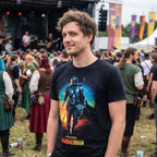 Produktbild Through The Galaxy T-Shirt schwarz - Star Wars The Mandalorian
