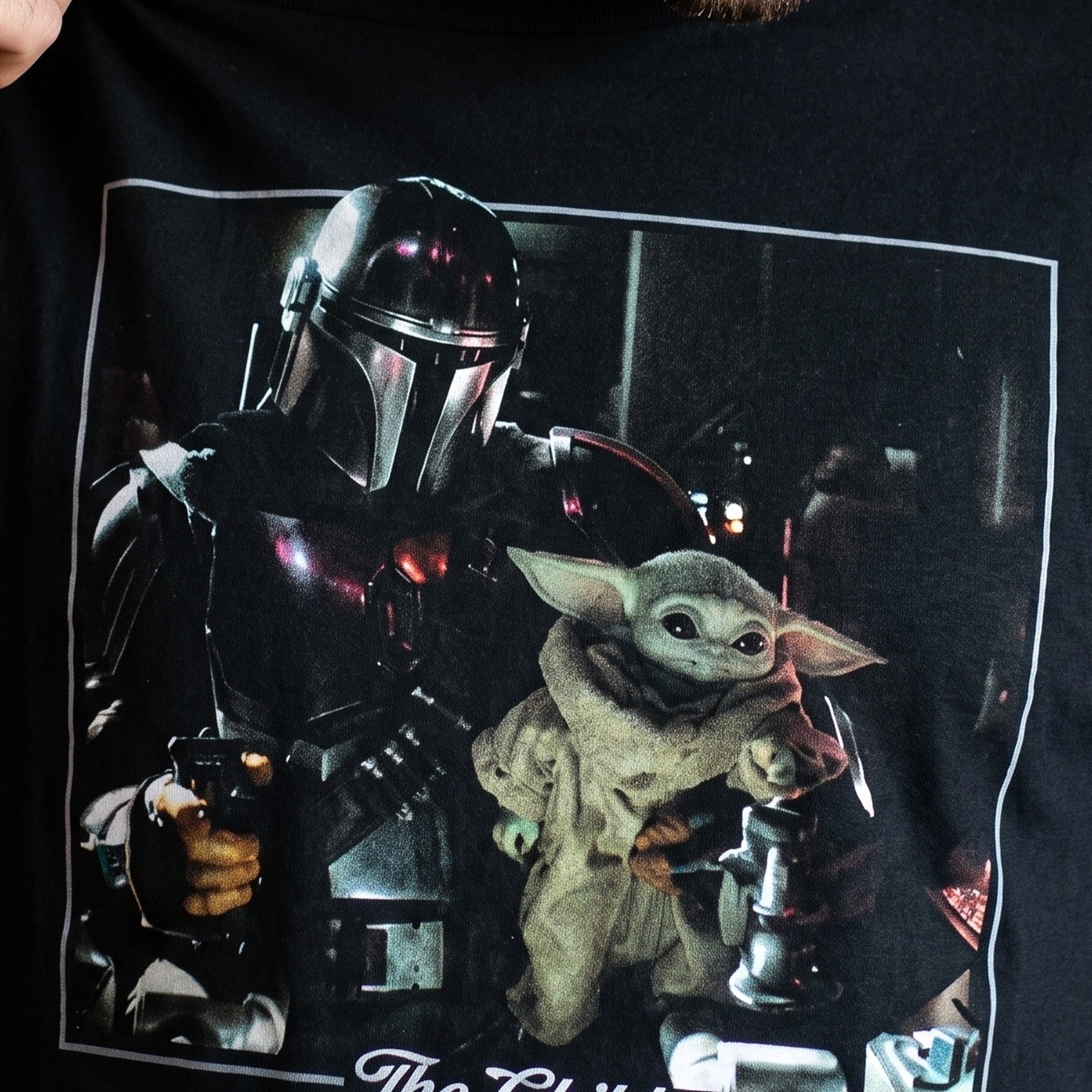 Produktbild The Child is My Co-Pilot T-Shirt schwarz - Star Wars The Mandalorian