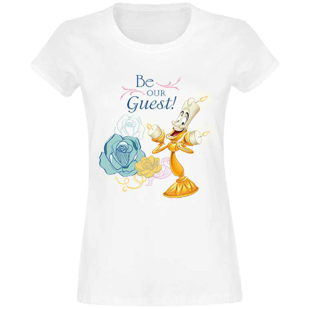 Produktbild Die Schöne und das Biest - Be Our Guest T-Shirt Damen weiß