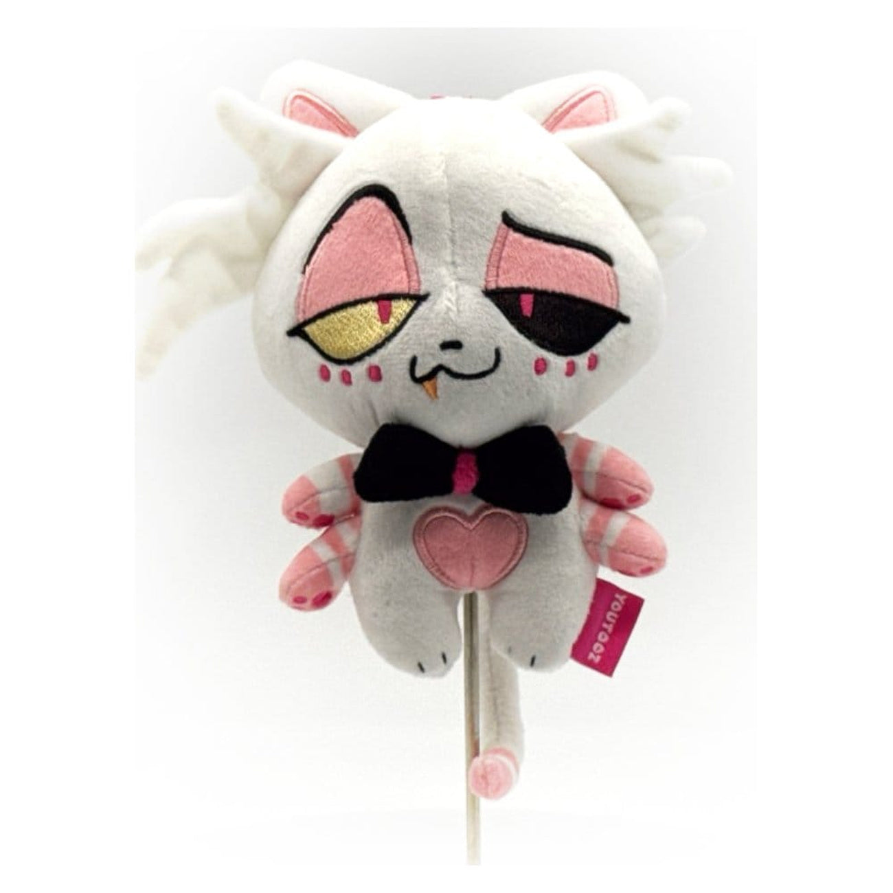 Produktbild Hazbin Hotel - Angel Dust Kitty Plüsch Schlüsselanhänger