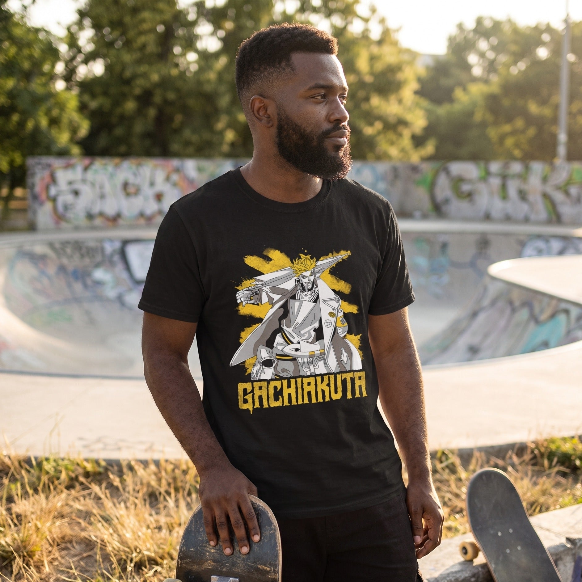 Produktbild Enjin T-Shirt schwarz für Gachiakuta Fans