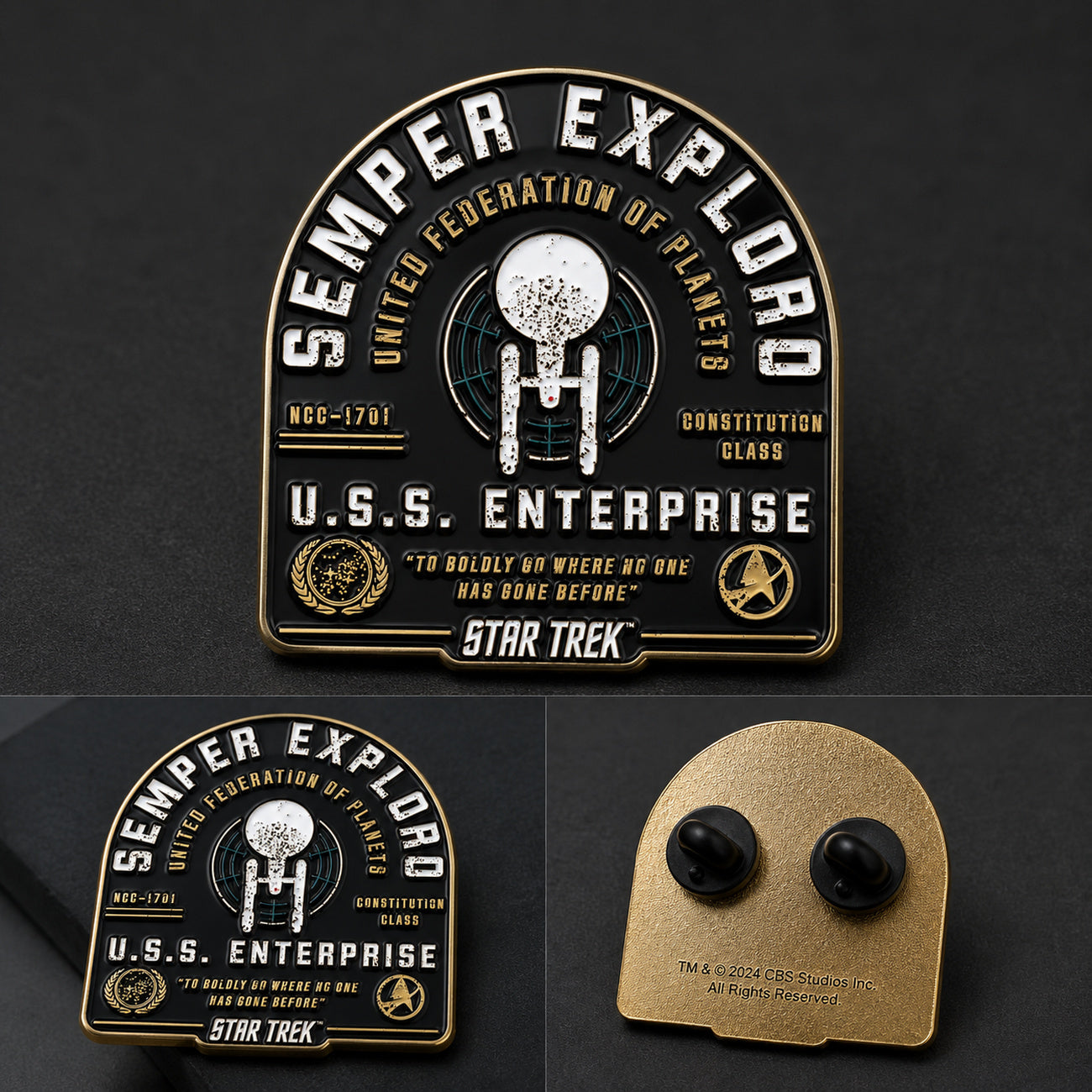 Produktbild Star Trek - Starfleet Academie Pins 5er Set