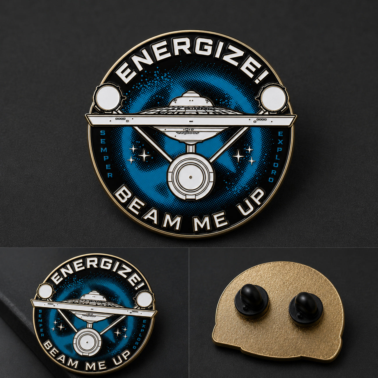 Produktbild Star Trek - Starfleet Academie Pins 5er Set
