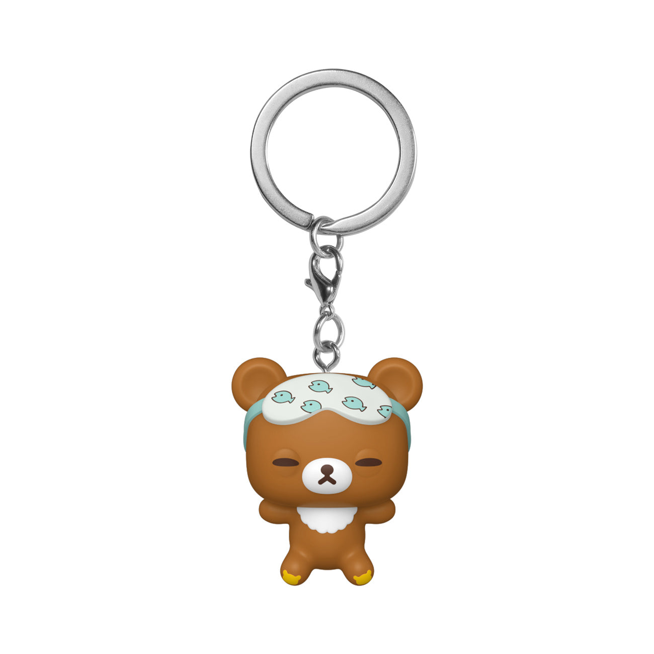 Produktbild Rilakkuma- Chairoikoguma Sleepy Funko Pop Schlüsselanhänger
