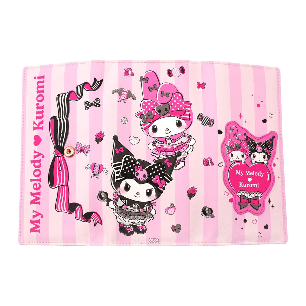 Produktbild Sanrio Pink Black Party Series Geldbörse Kuromi & My Melody