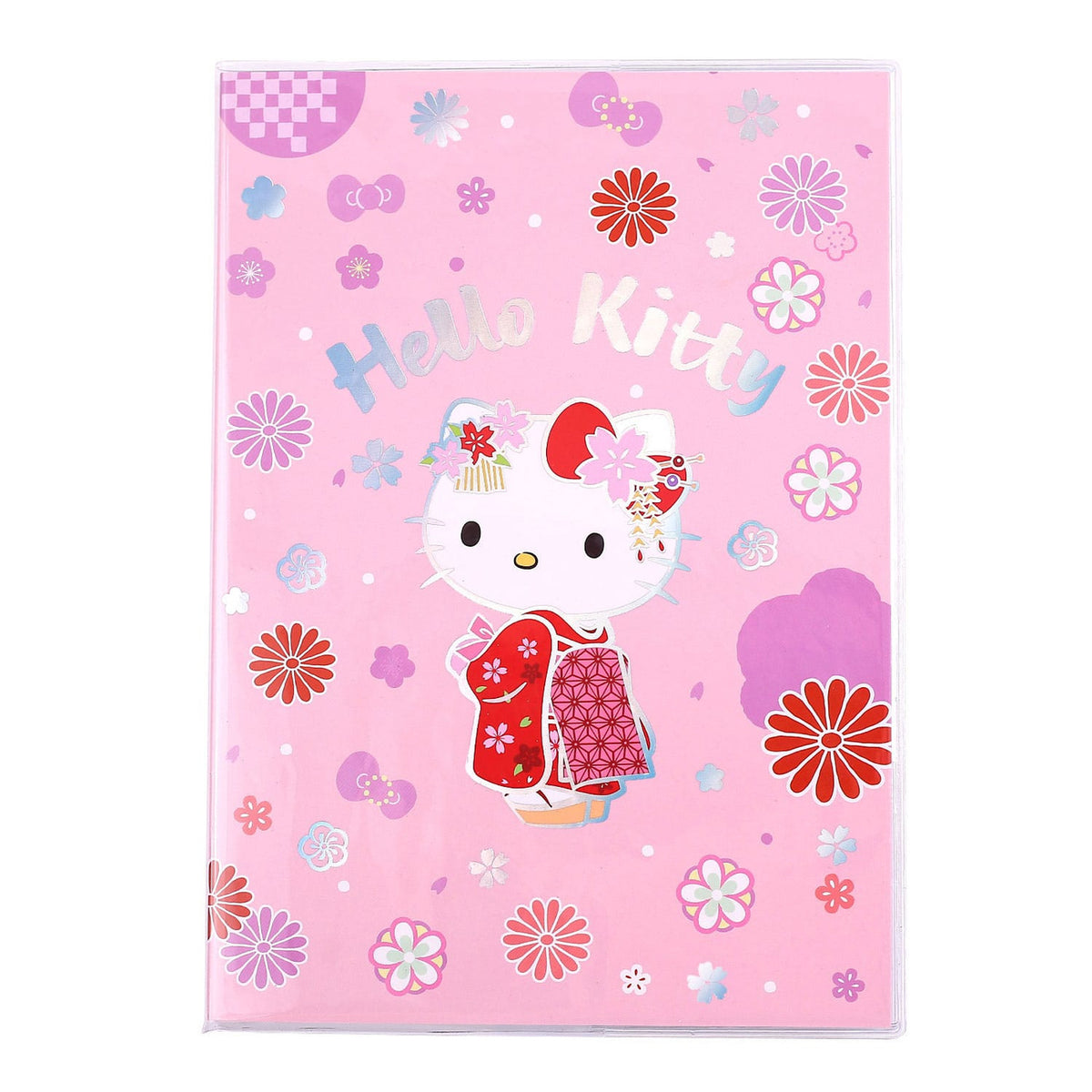 Produktbild Sanrio Notizbuch Hello Kitty Kimono Holographic Checkered