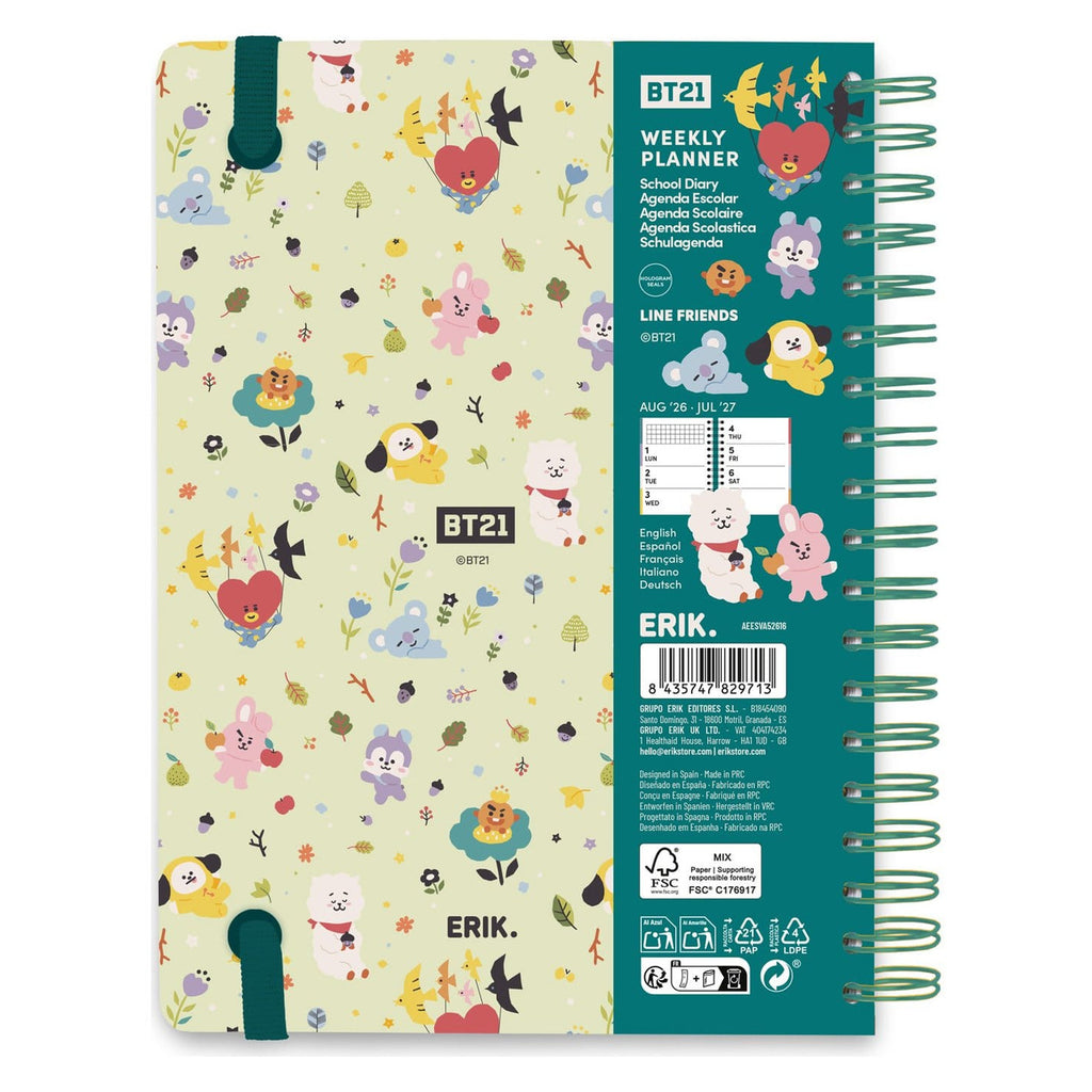 Produktbild BT21 Terminkalender Wochenplaner 2026/2027 A5