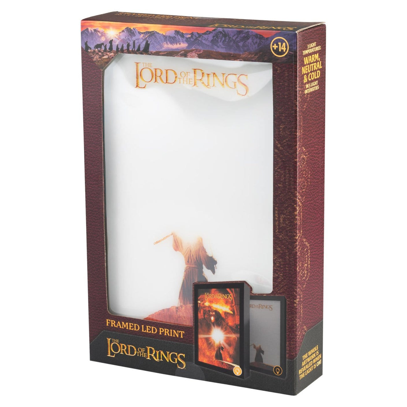 Produktbild Der Herr der Ringe Gerahmtes LED-Panel 28 x 20 cm