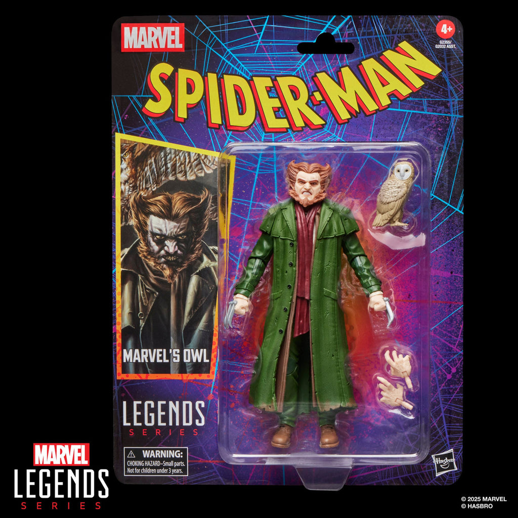 Produktbild Spider-Man Marvel Legends Retro Actionfigur Marvel's Owl 15