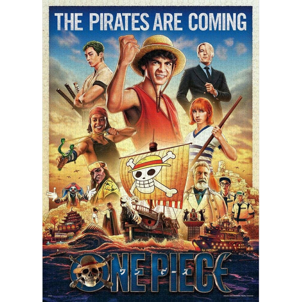 Produktbild One Piece Puzzle 2000 Teile The Pirates Are Coming