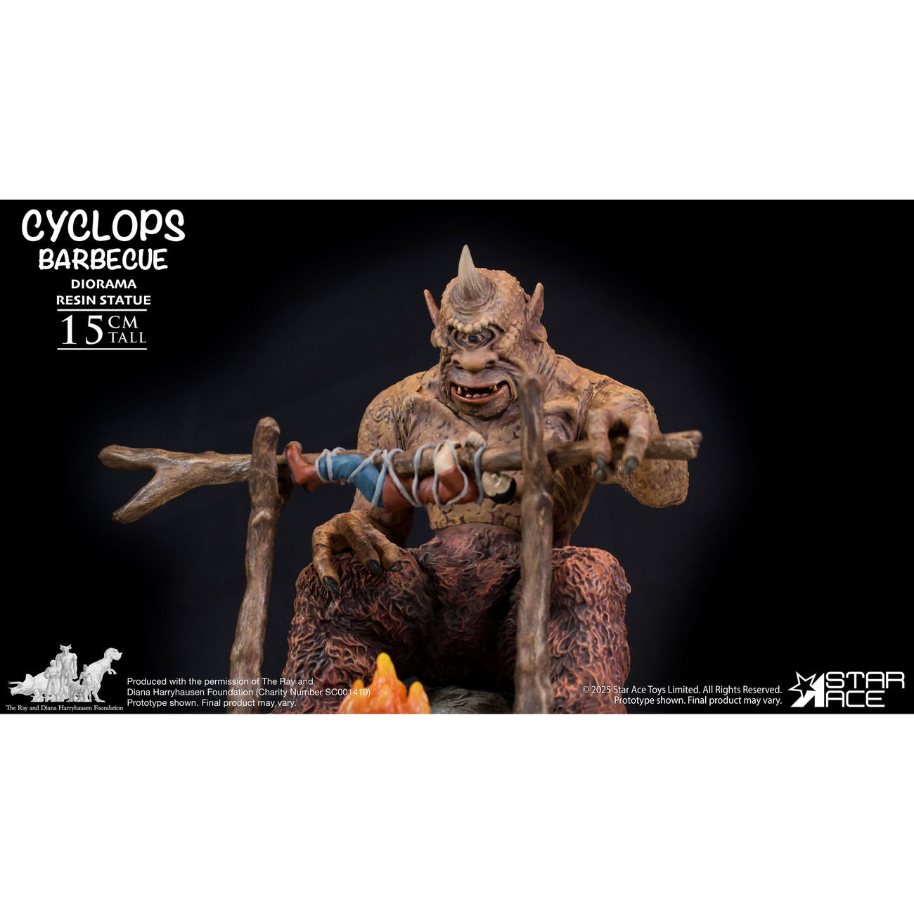 Produktbild Ray Harryhausen Diorama 1/8 Cyclops Barbecue Scene 17 cm