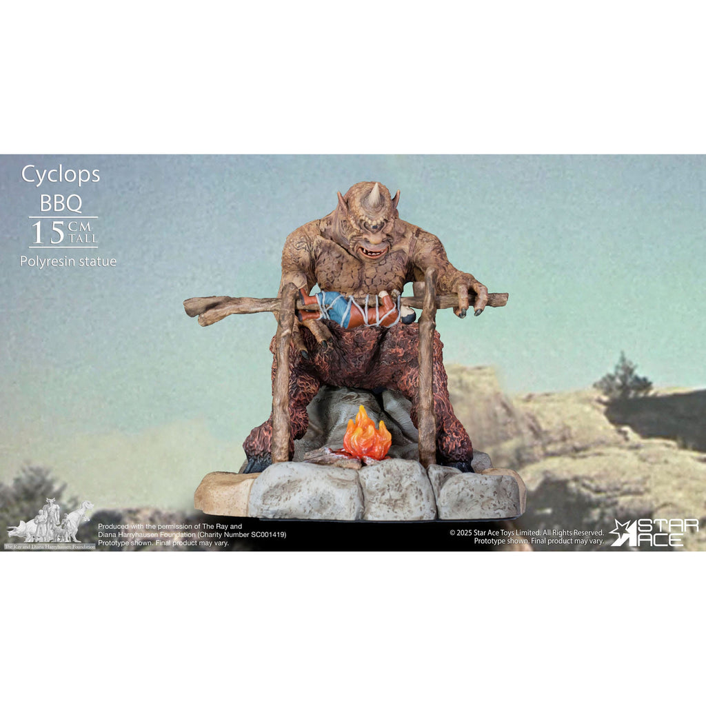 Produktbild Ray Harryhausen Diorama 1/8 Cyclops Barbecue Scene 17 cm