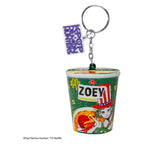 Produktbild KPop Demon Hunters Squishy Schlüsselanhänger Zoey Hamburger