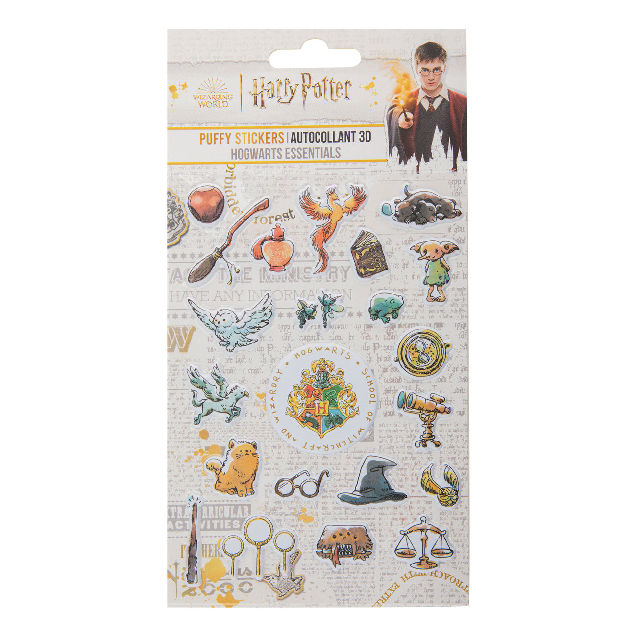 Produktbild Harry Potter Puffy Sticker Hogwarts Essentials