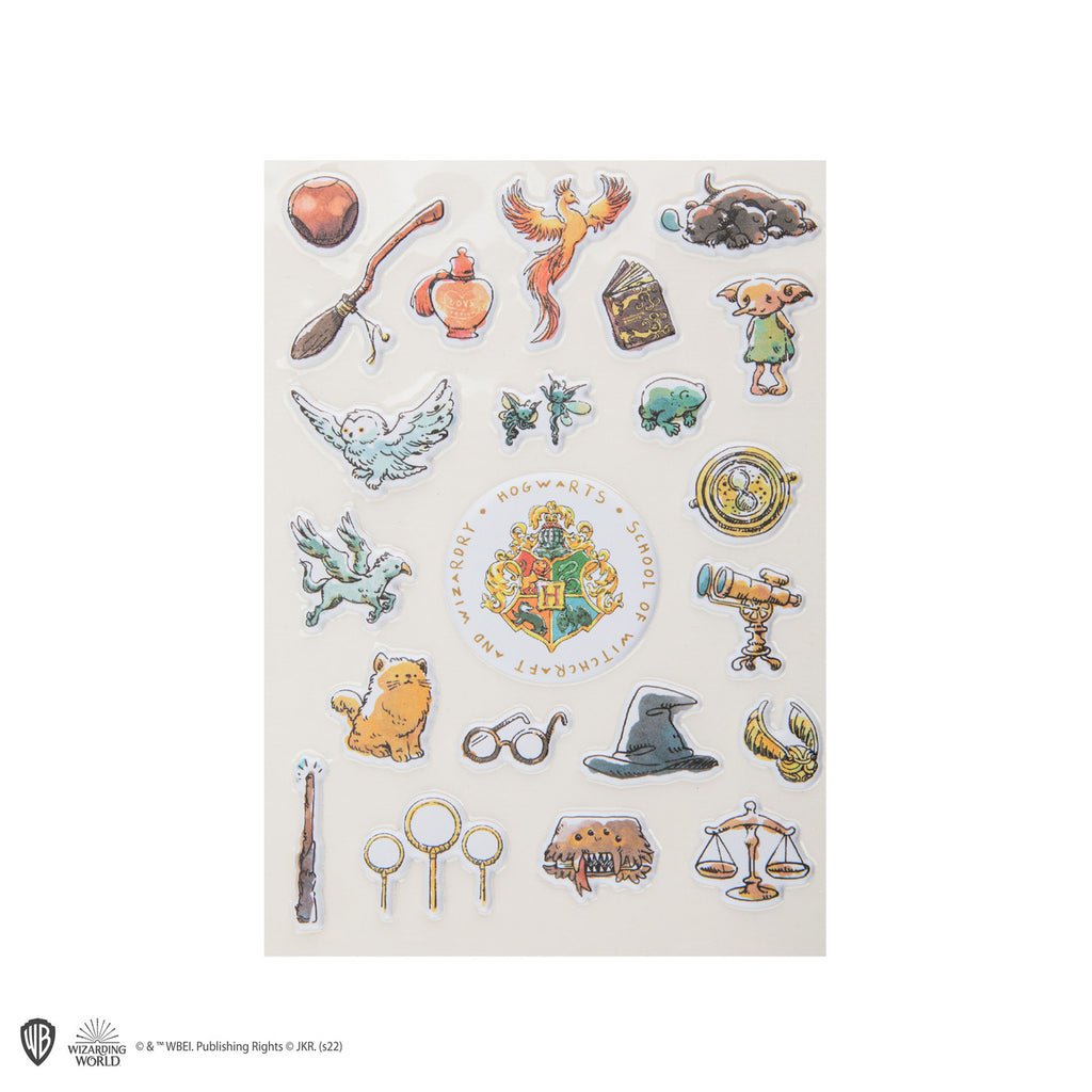 Produktbild Harry Potter Puffy Sticker Hogwarts Essentials