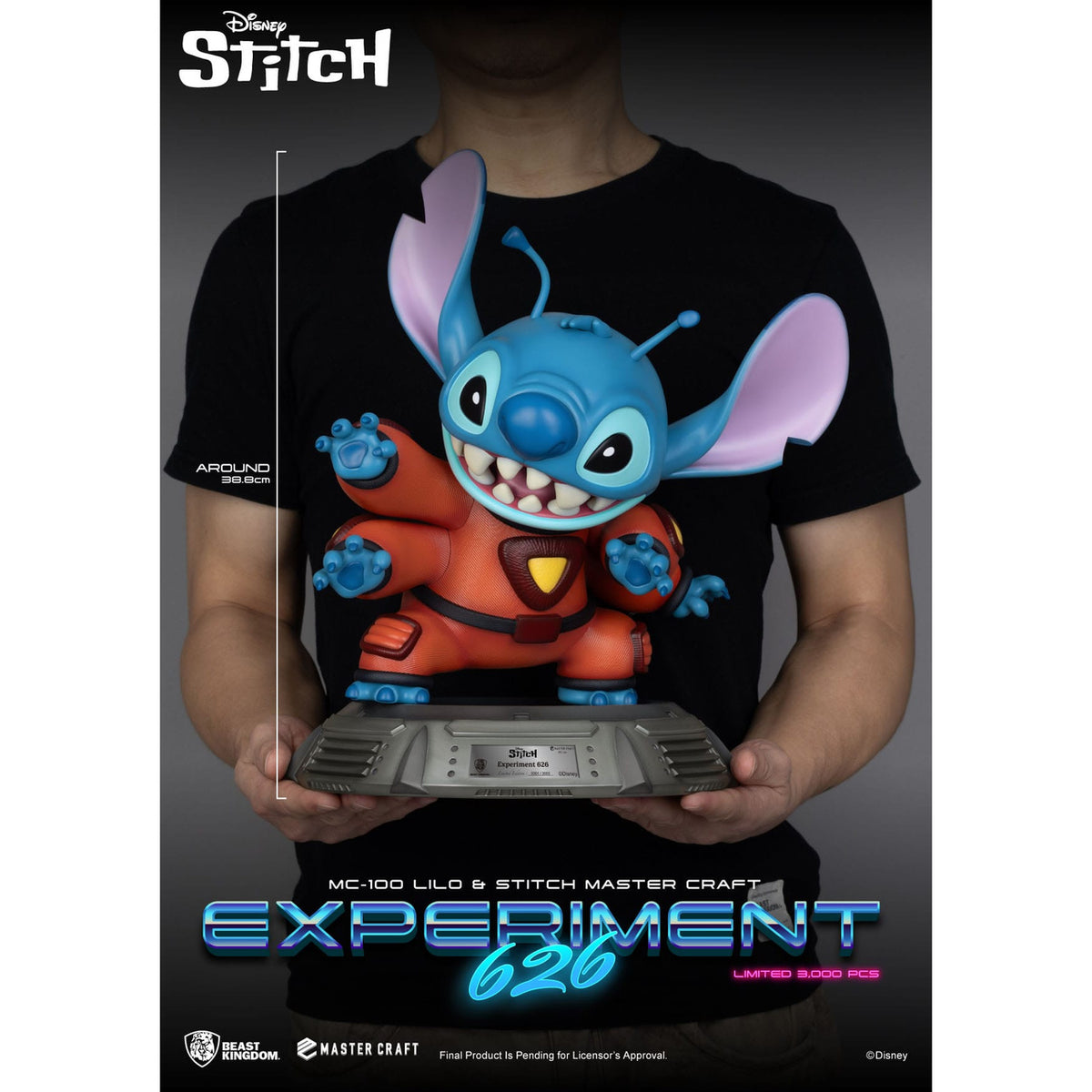 Produktbild Lilo & Stitch Master Craft Statue Experiment 626 39 cm