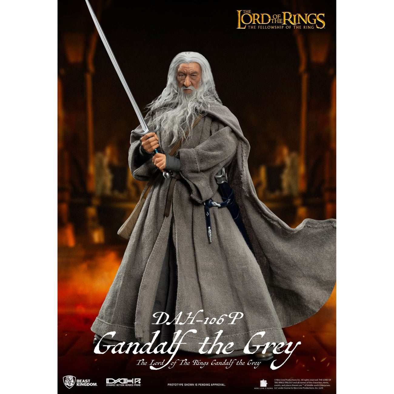 Produktbild Herr der Ringe Dynamic 8ction Heroes Actionfigur 1/9