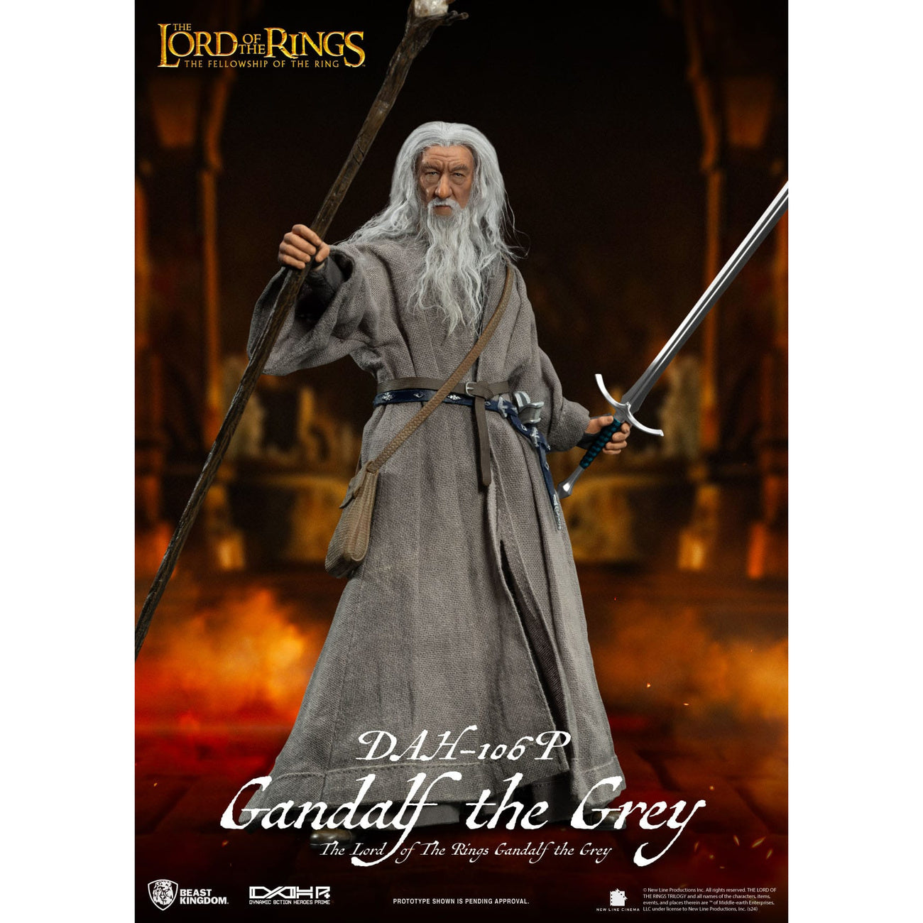Produktbild Herr der Ringe Dynamic 8ction Heroes Actionfigur 1/9