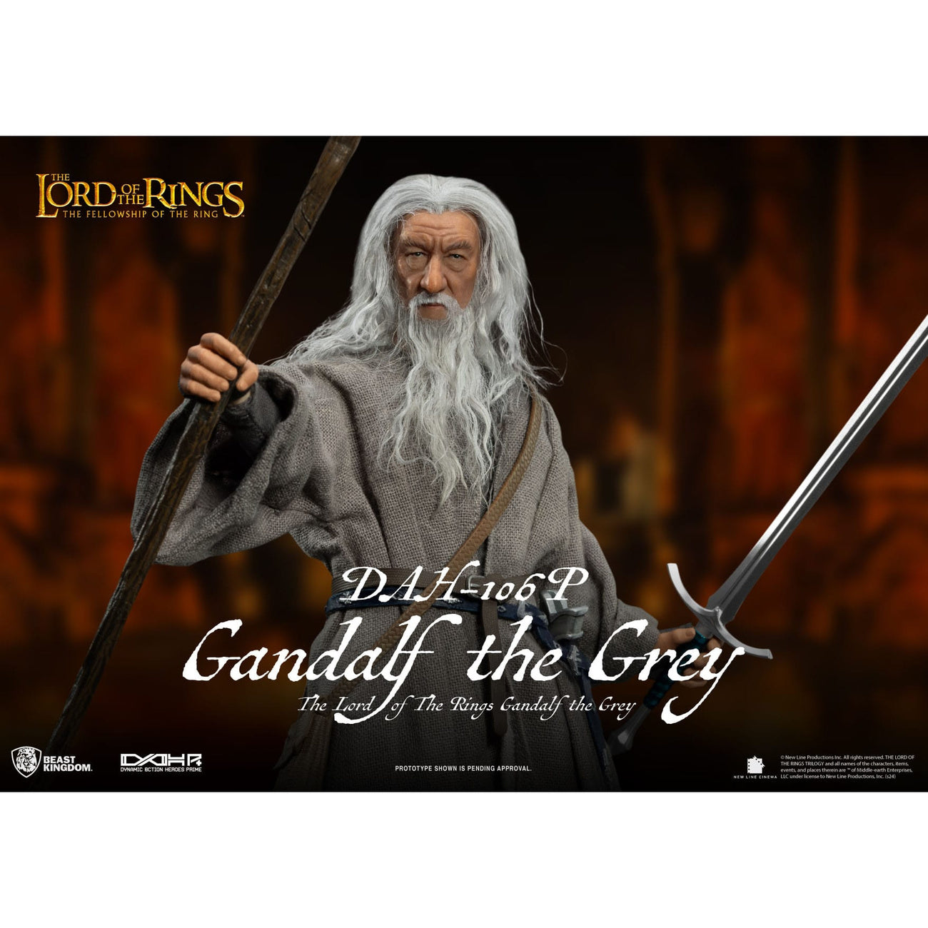 Produktbild Herr der Ringe Dynamic 8ction Heroes Actionfigur 1/9