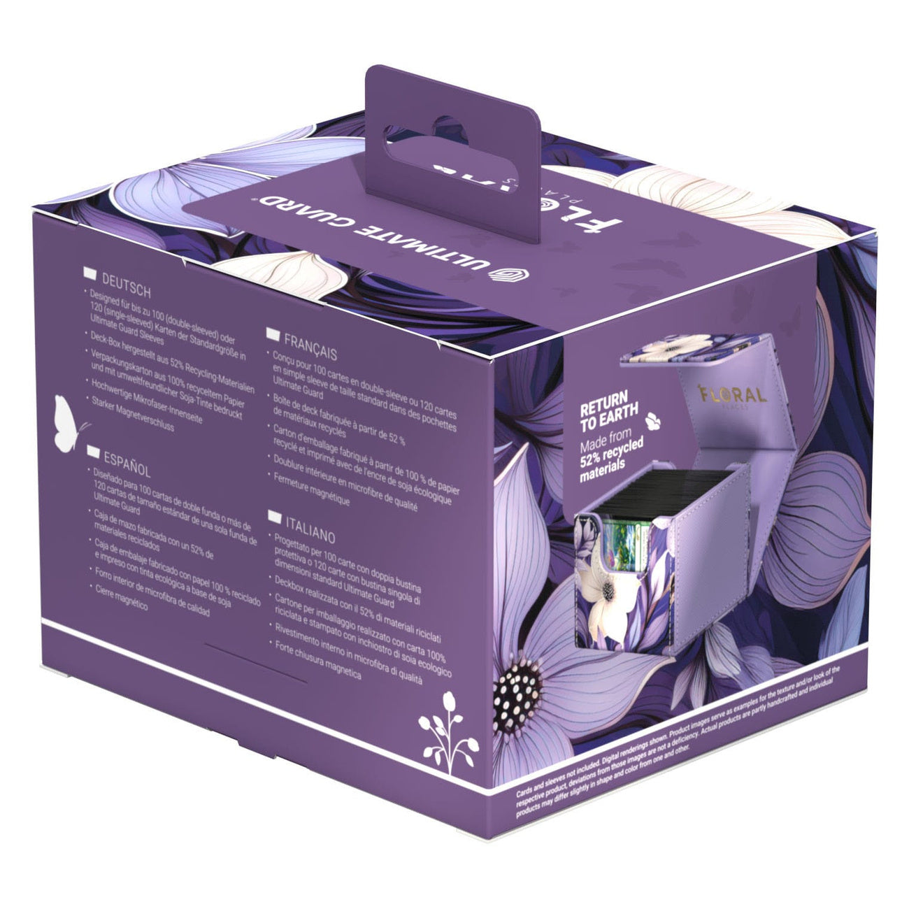 Produktbild Ultimate Guard Sidewinder 100+ Xenoskin "Floral Places" -