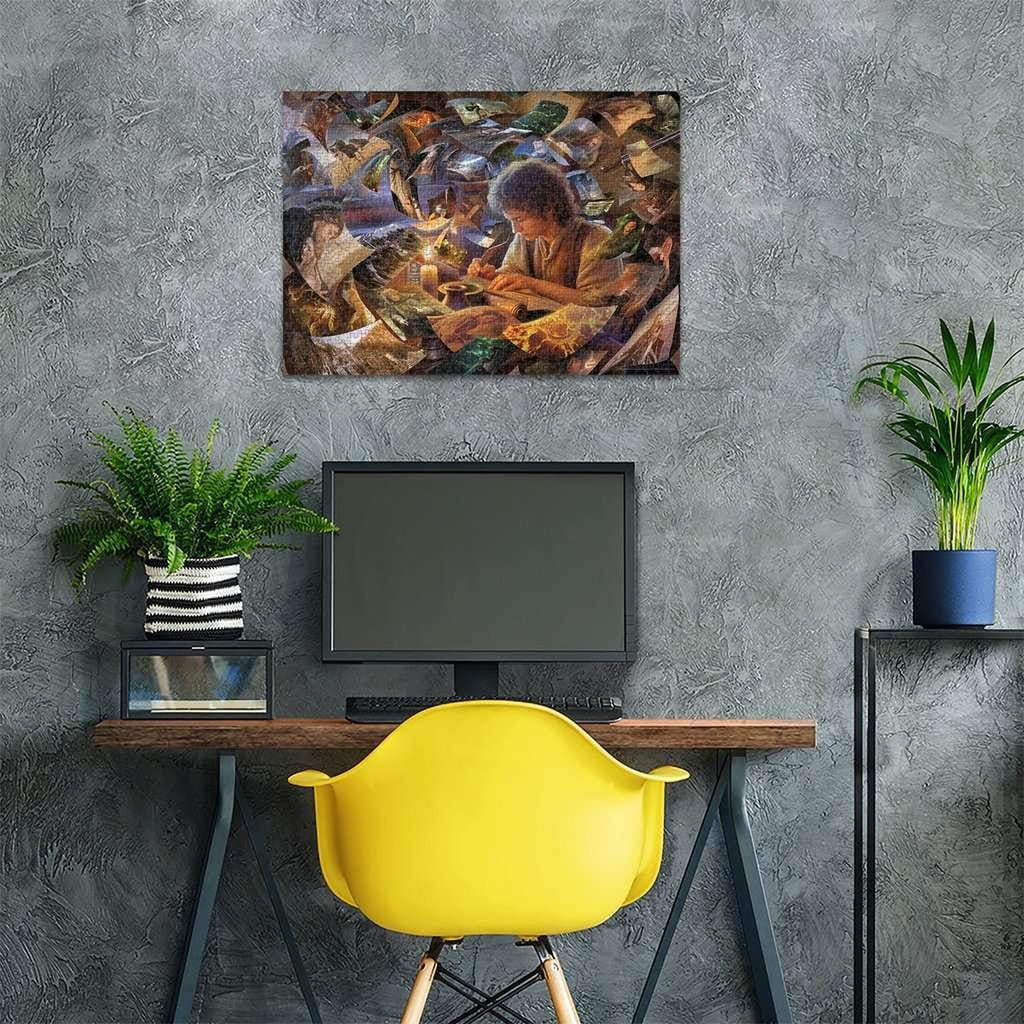 Produktbild Der Herr der Ringe Puzzle Frodos Reise (1000 Teile)
