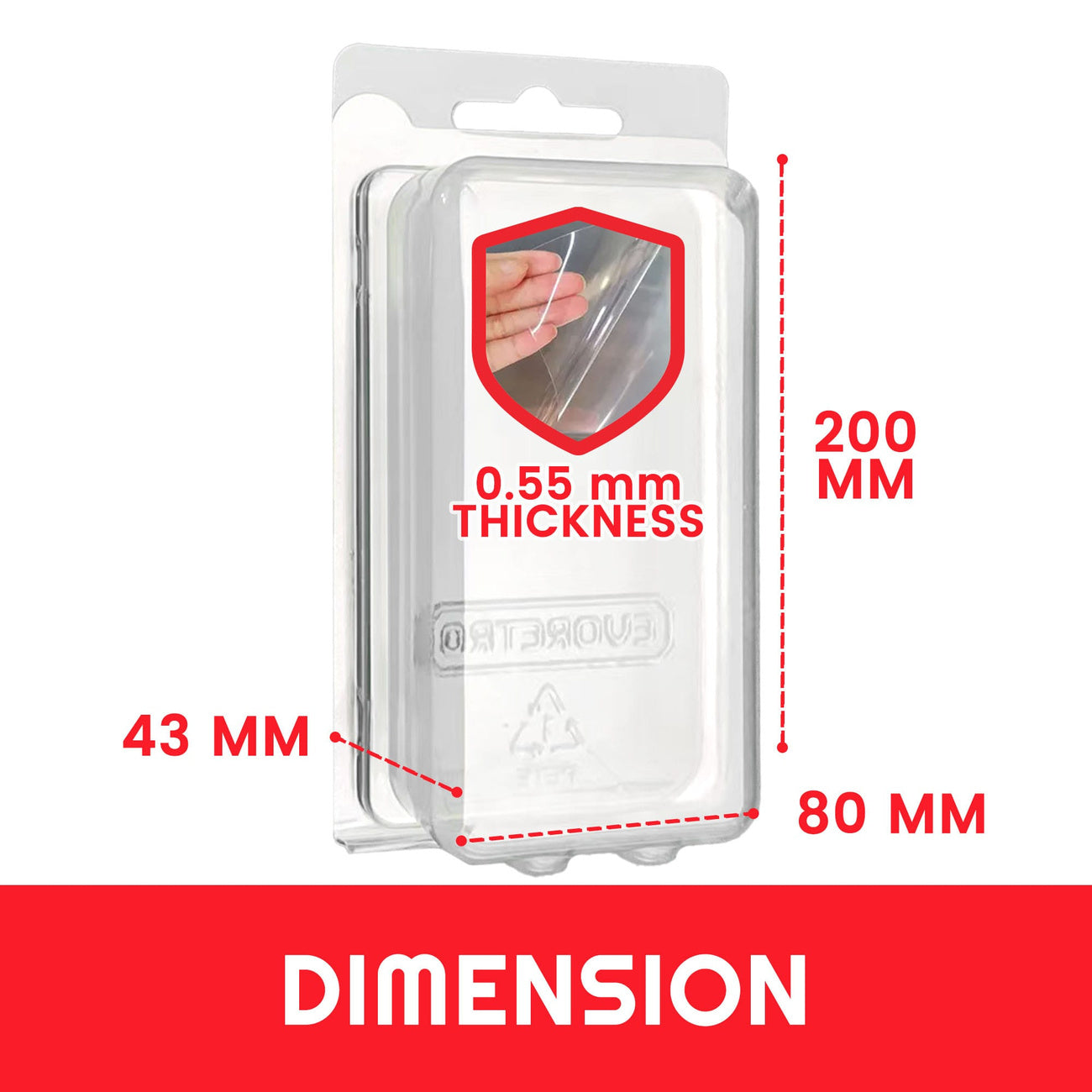 Produktbild Clamshell PET Gehäuse 35er-Pack für Actionfiguren XL