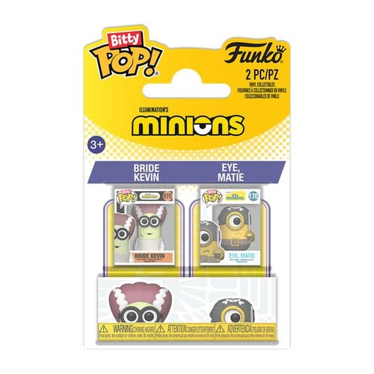 Produktbild Minions POP! Vinyl Figuren 2er-Pack Bride Kevin & Eye,