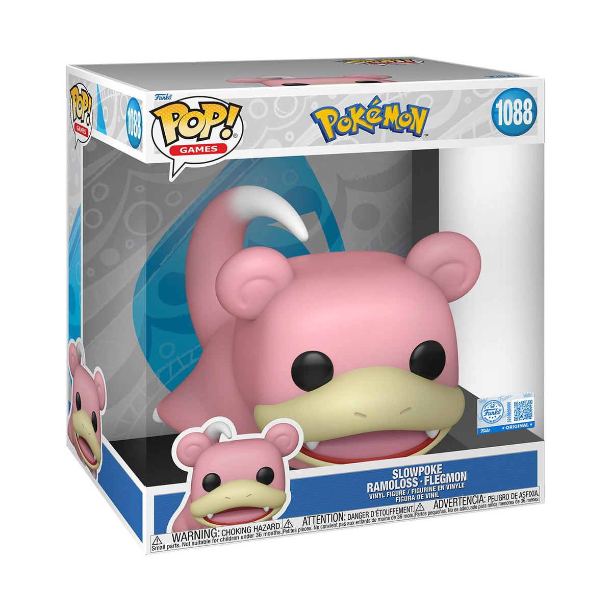 Produktbild Pokémon Super Sized Jumbo POP! Vinyl Figur Slowpoke 25 cm