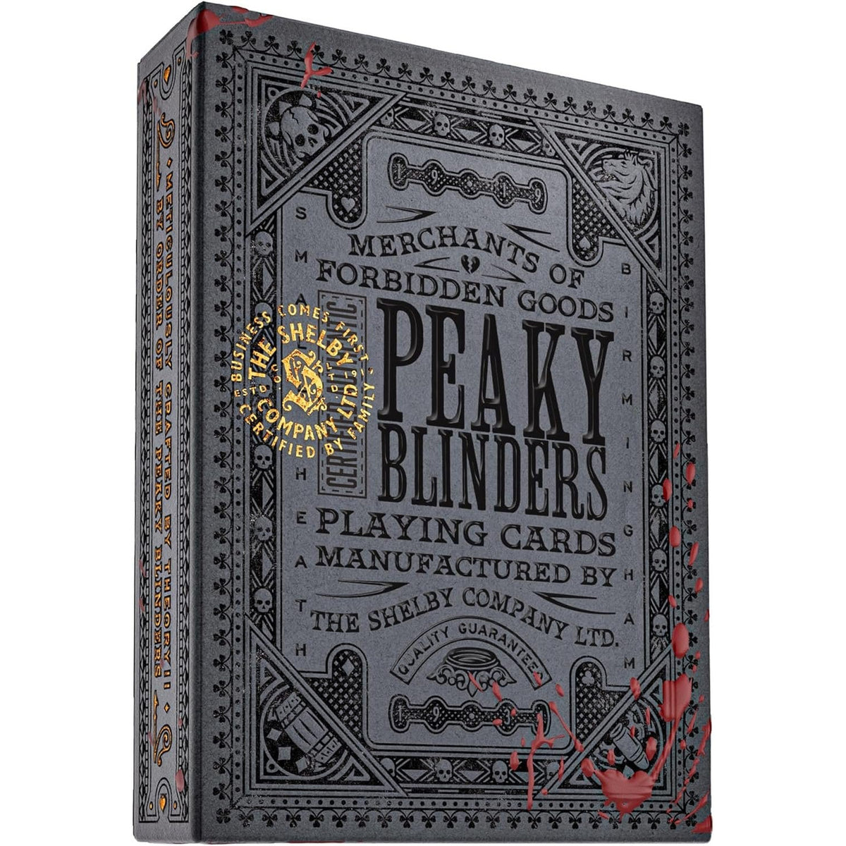 Produktbild Peaky Blinders Spielkarten Forged In Smoke and Blood