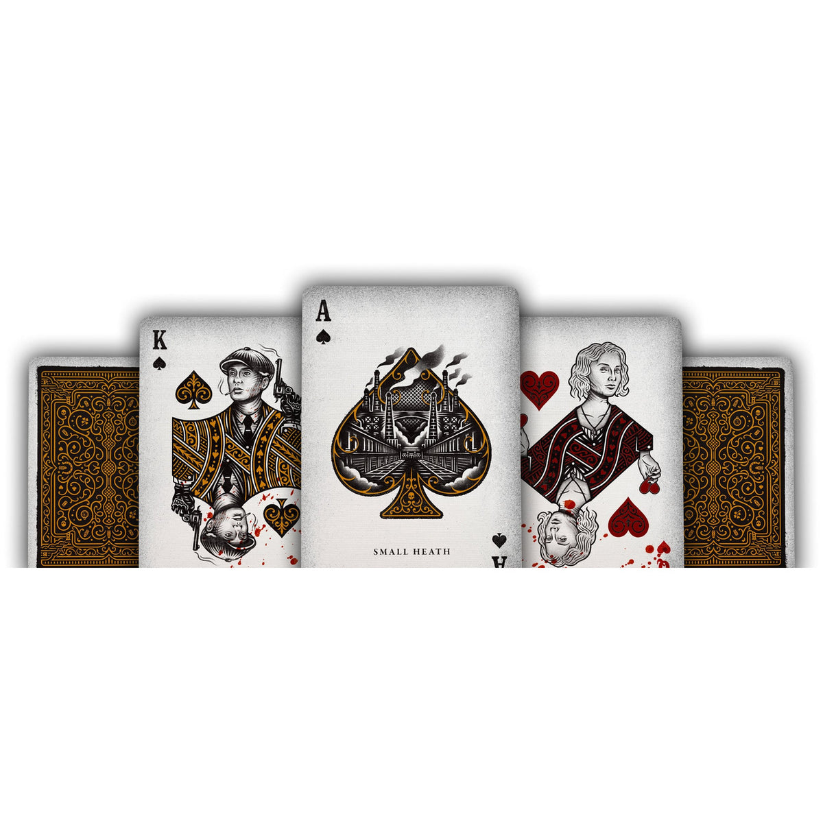 Produktbild Peaky Blinders Spielkarten Forged In Smoke and Blood