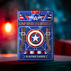 Produktbild Captain America Spielkarten Patriotic Design