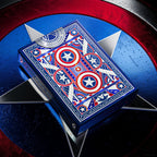 Produktbild Captain America Spielkarten Patriotic Design