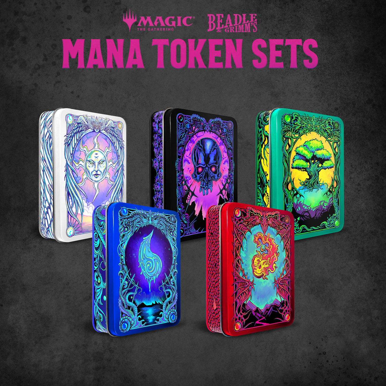 Produktbild Magic the Gathering Dice and Token Pack Blue Mana