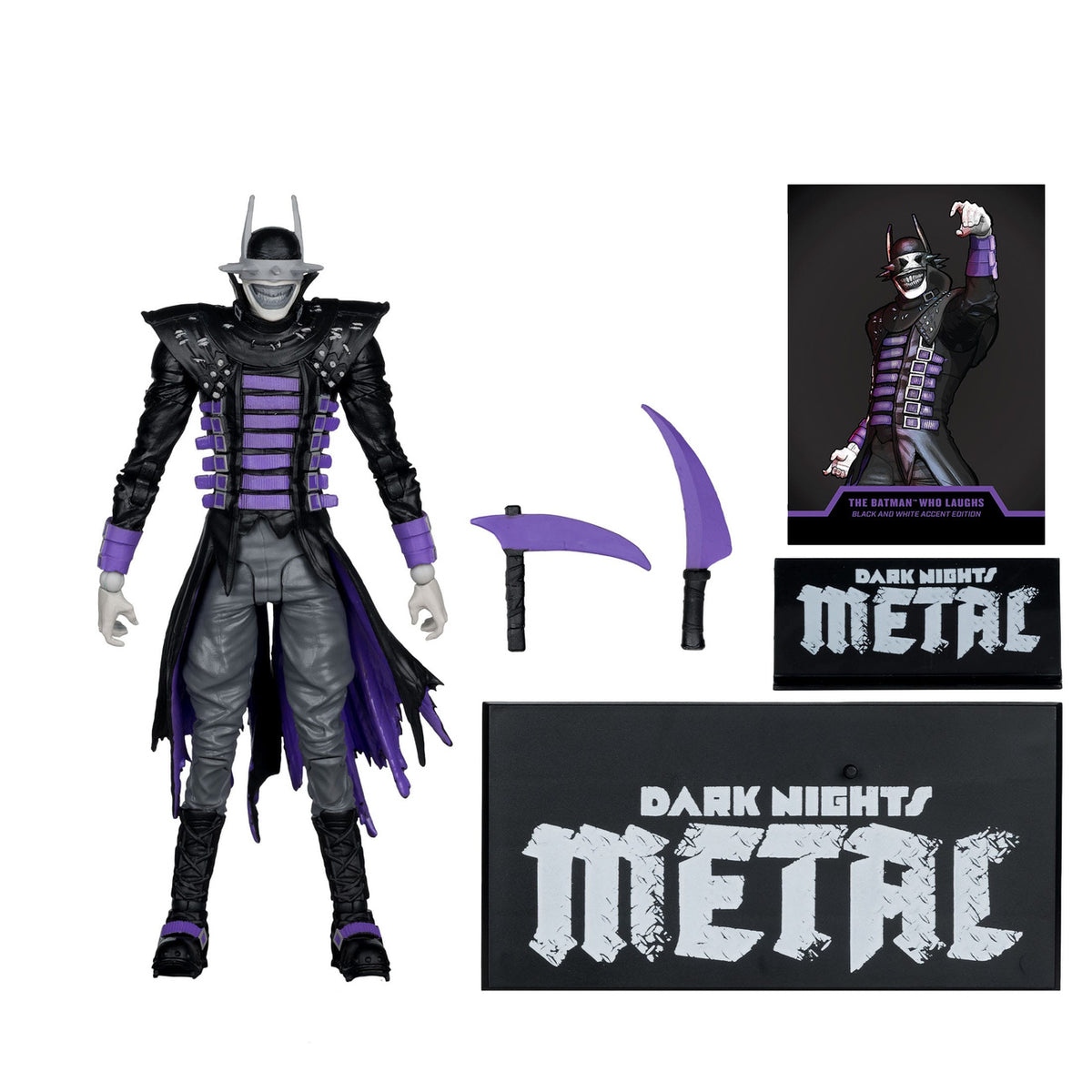 Produktbild DC Multiverse Actionfigur The Batman Who Laughs (B&W with