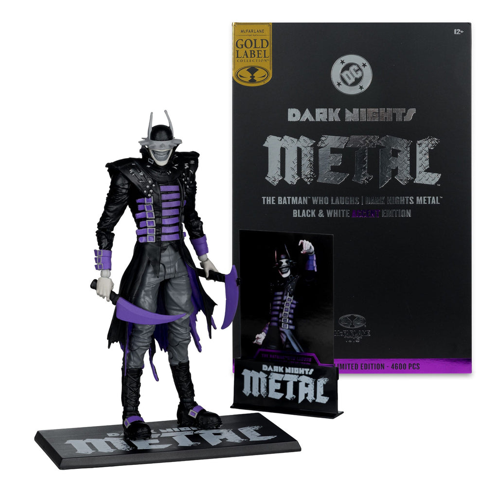 Produktbild DC Multiverse Actionfigur The Batman Who Laughs (B&W with