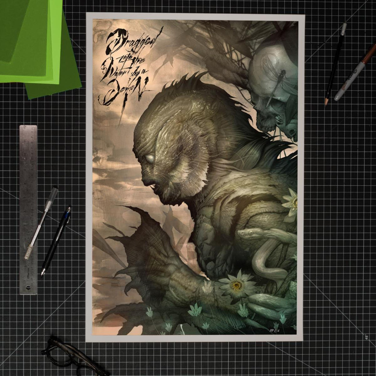 Produktbild Der Schrecken vom Amazonas Kunstdruck Creature from the