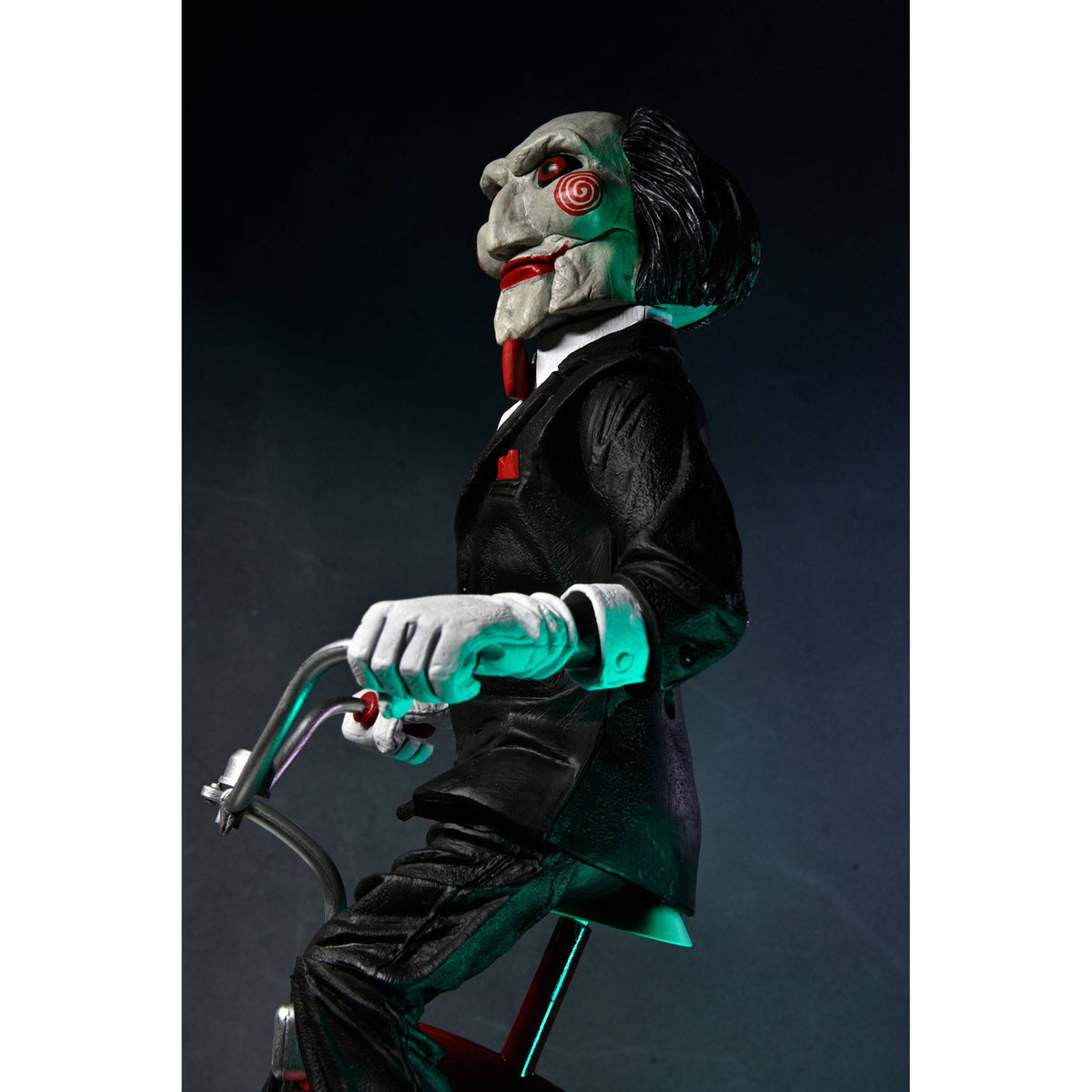 Produktbild Saw Actionfigur mit Sound Billy mit Dreirad 30 cm