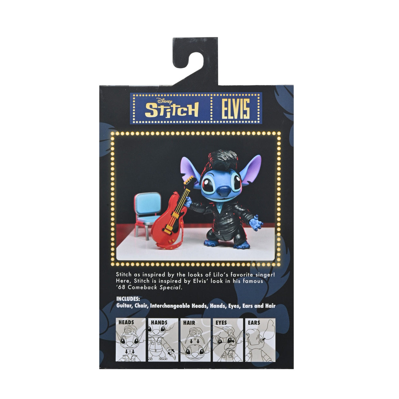 Produktbild Lilo & Stitch Actionfigur Ultimate Singer Elvis Stitch 7 cm