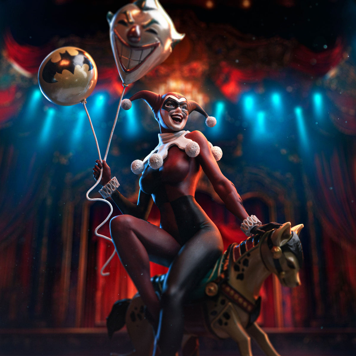 Produktbild DC Comics Art Scale Statue 1/10 Harley Quinn Unleashed 30 cm