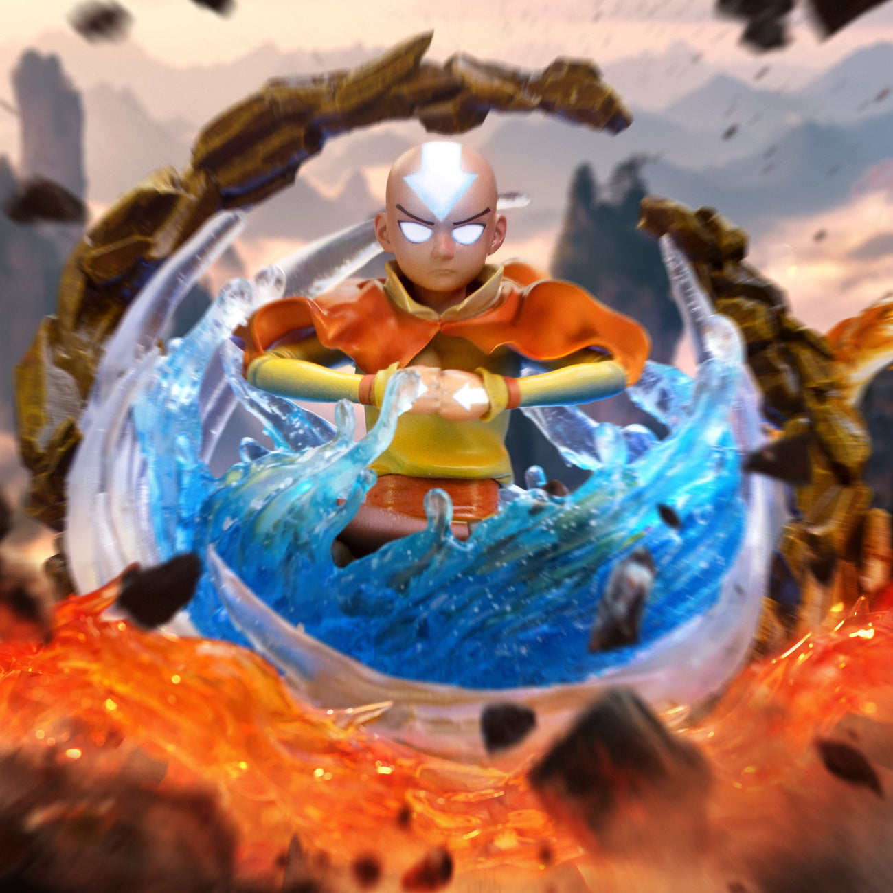 Produktbild Avatar: The Last Airbender Art Scale Statue 1/10 Aang 21 cm