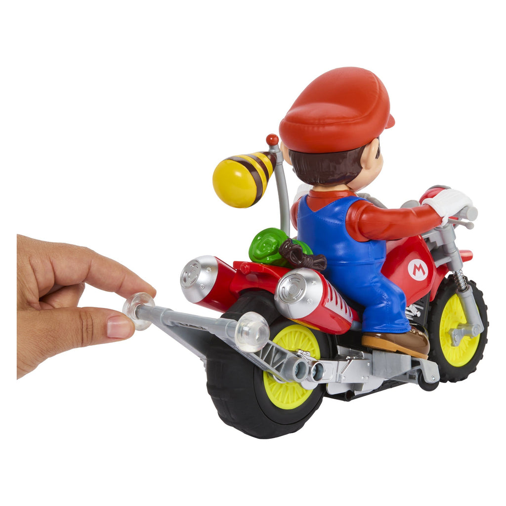 Product image Super Mario Galaxy Movie Hot Wheels RC Motorcycle Mario
