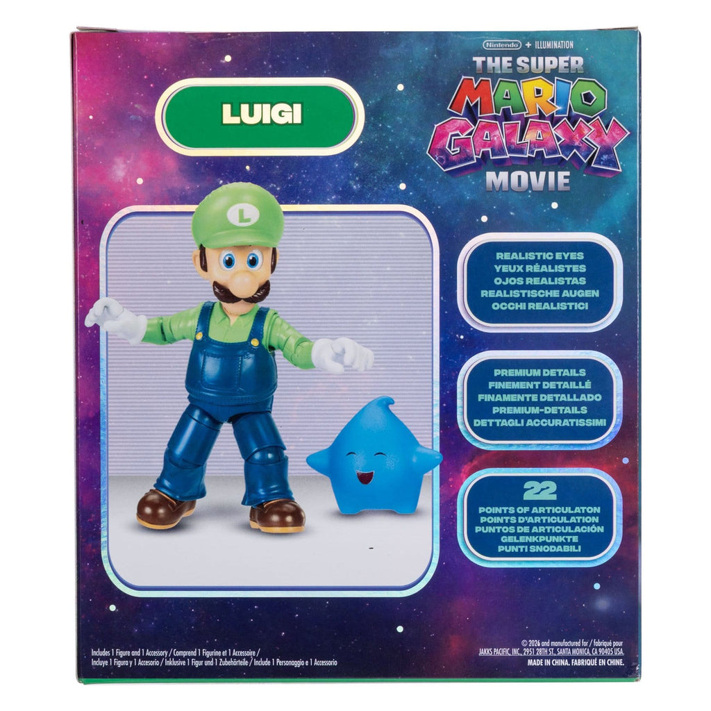 Produktbild Der Super Mario Galaxy Film Actionfigur Luigi 13 cm