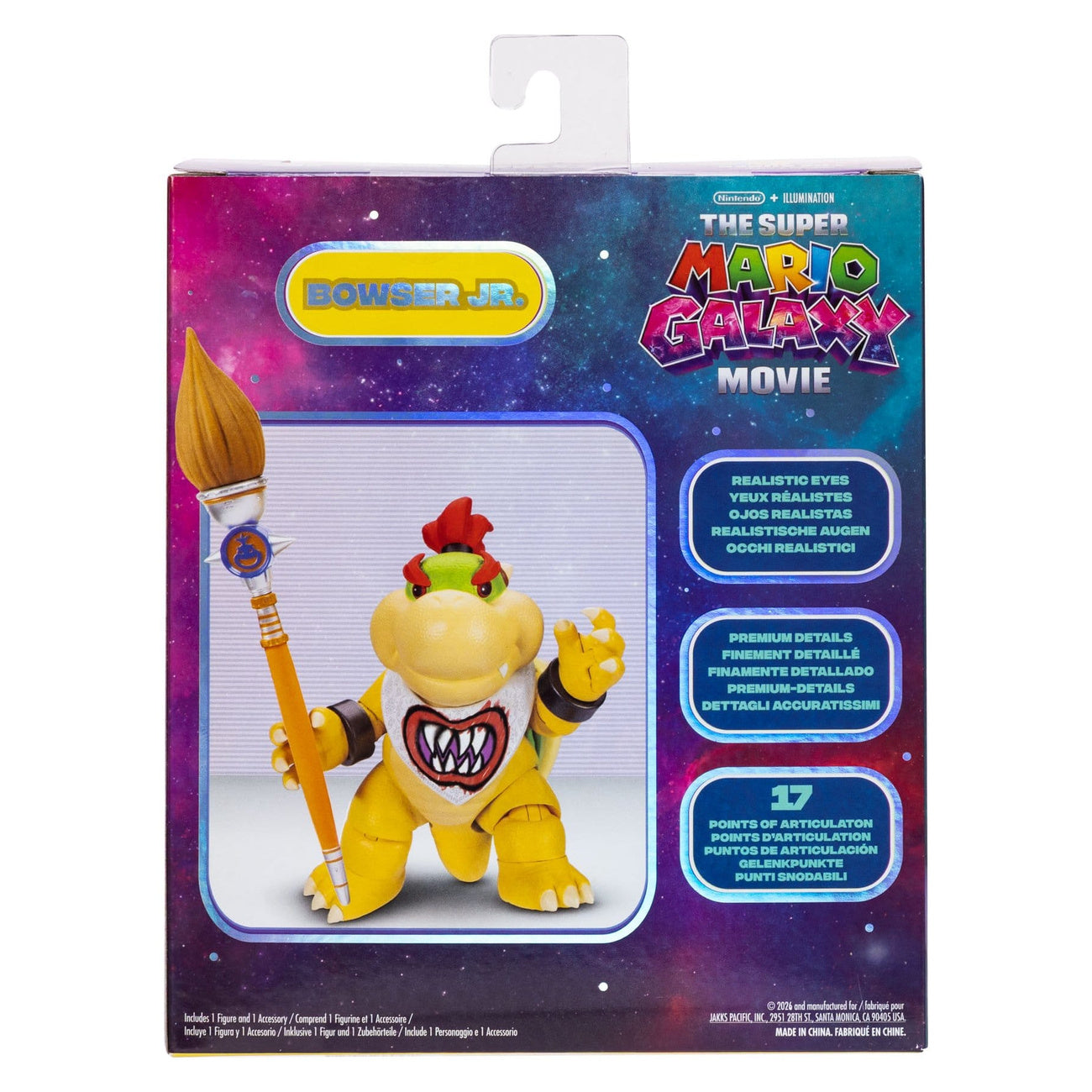 Produktbild Der Super Mario Galaxy Film Actionfigur Bowser Jr. 13 cm