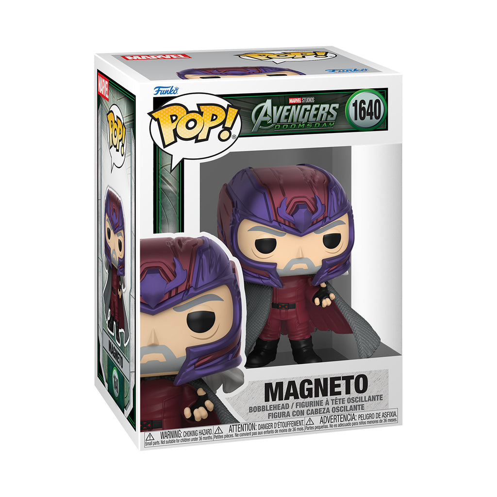 Produktbild Avengers: Doomsday - Magneto Funko Pop Wackelkopf-Figur