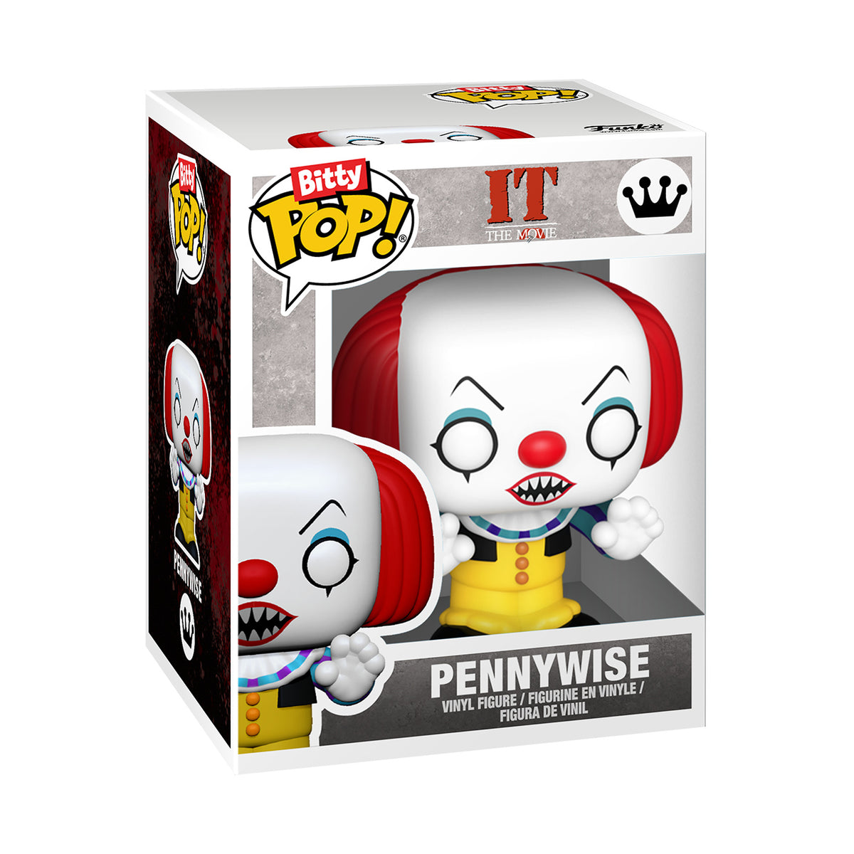 Produktbild Stephen Kings ES - Pennywise Funko Bitty Pop 4er Figuren Set