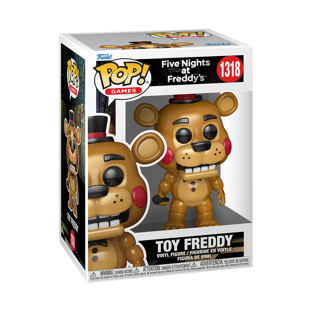 Produktbild Five Nights Freddys - Toy Freddy Funko Pop Figur