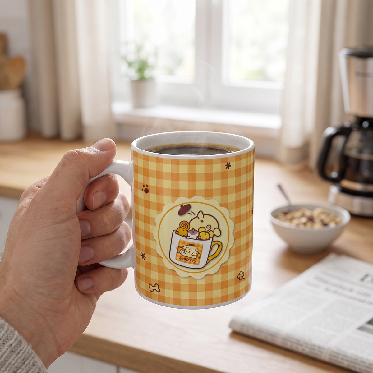 Produktbild Pompompurin Squishy Cute Purin Tasse - Sanrio