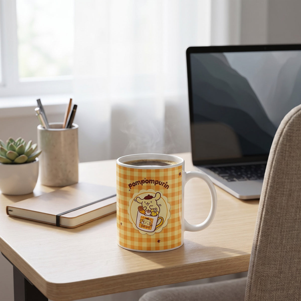 Produktbild Pompompurin Squishy Cute Purin Tasse - Sanrio