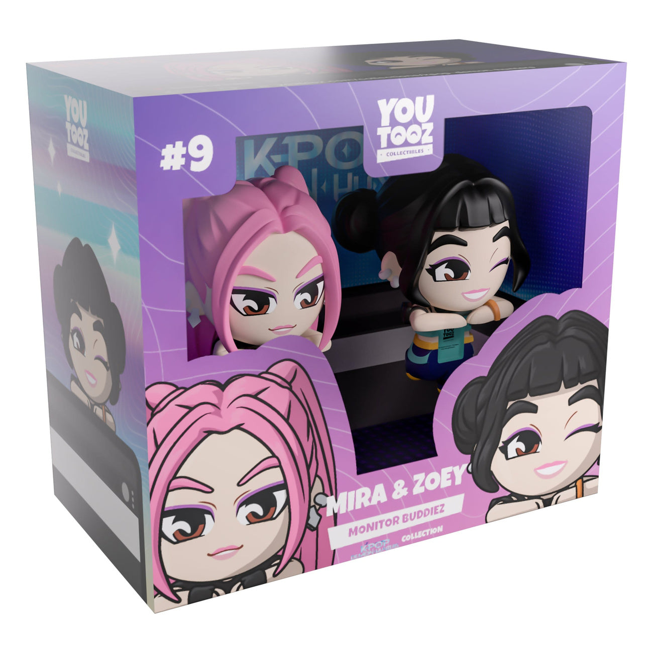 Product image KPop Demon Hunters - Mira and Zoey Monitor Buddiez Vinyl Figure Set