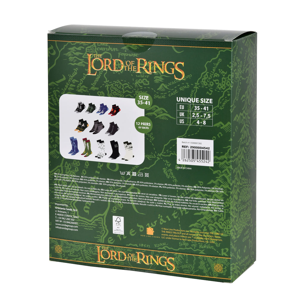 Produktbild Der Herr der Ringe - Mittelerde Socken Adventskalender